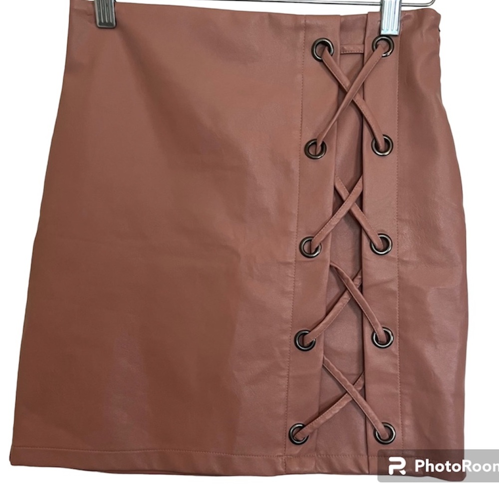 Charlotte Russe | Pink Leather Skirt